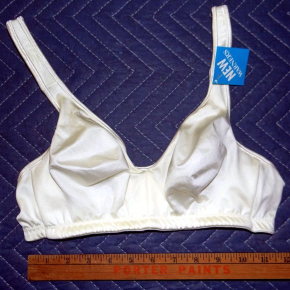 Warner's 2007 Pure Brilliance Wire Free Soft Cup Bra 38B - Ivory - NEW With Tags - Picture 3 of 9
